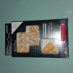 Rhinestone and Bow Detail Press on Nails